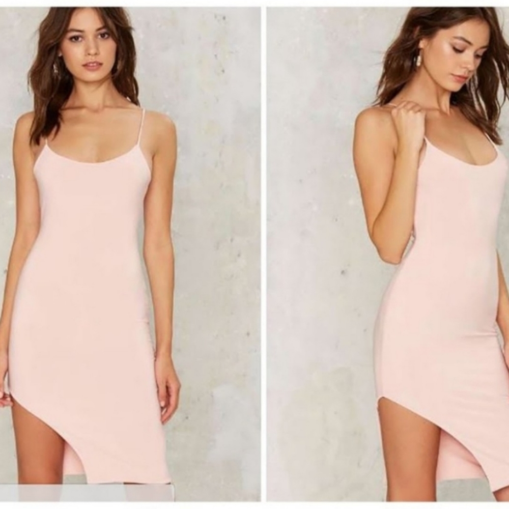 NASTY GAL Blush Pink Dress - Picture 1 of 5